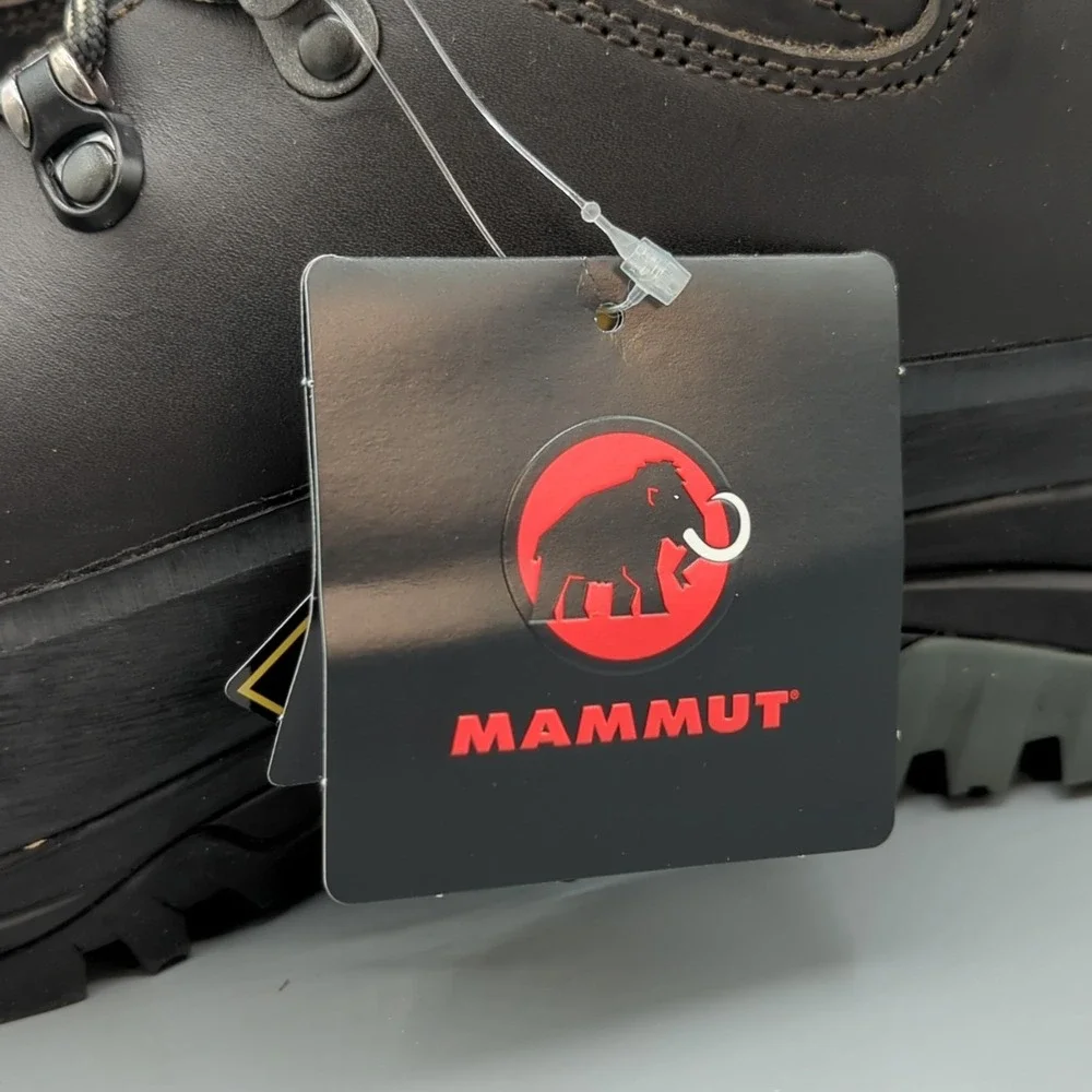 New Mammut Mt Trail XT GTX Mens Size 11 Hiking Boots Dark Brown Leather Gore-Tex